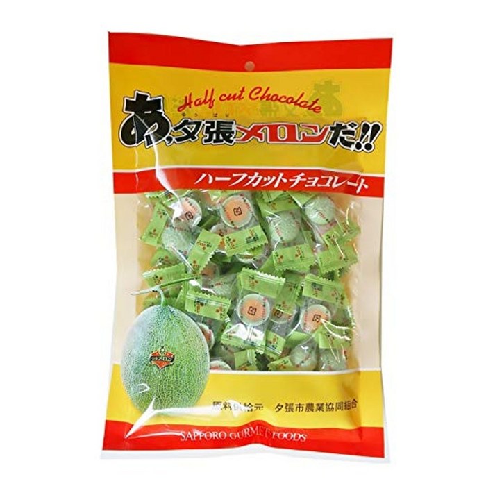 일본 초콜릿 초코렛 삿포로 음식 푸즈 아 유바리 멜론이다 하프 컷 250g 대표 이미지 - 일본 초콜릿 추천