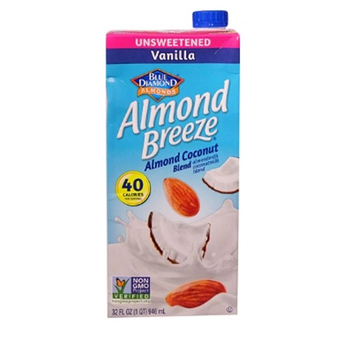 Blue Diamond 블루다이아몬드 아몬드 브리즈 코코넛 블렌드 946ml 4팩, 1개 대표 이미지 - 맛있는 아몬드 브리즈 추천