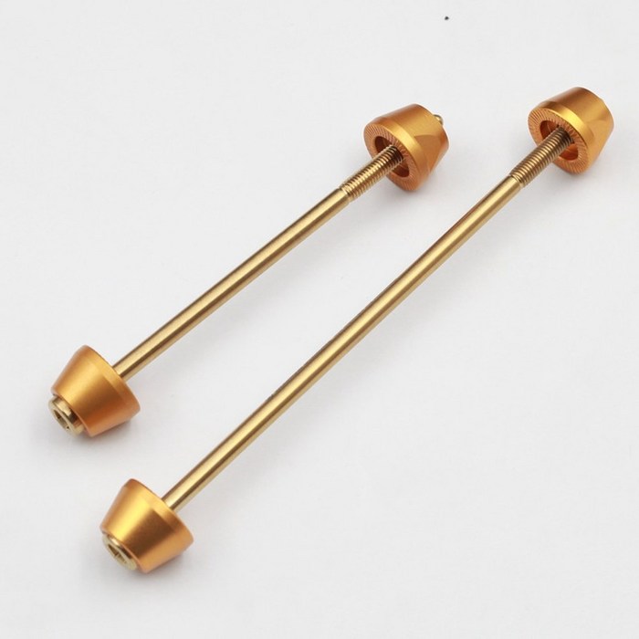 Brompton 전방 및 후방 허브 티타늄 합금 액슬 센터 슬로우 릴리즈 로드, T P 라인, 74 112mm