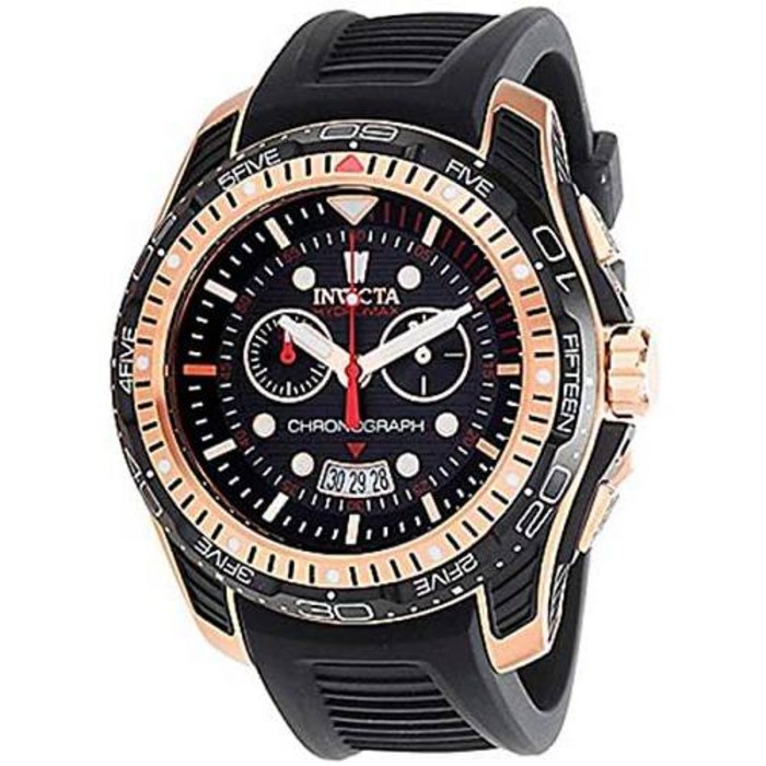 Invicta Invicta 29574 Mens Hydromax Black & Rose Gold Dial Chrono Watc 대표 이미지 - 인빅타 시계 추천