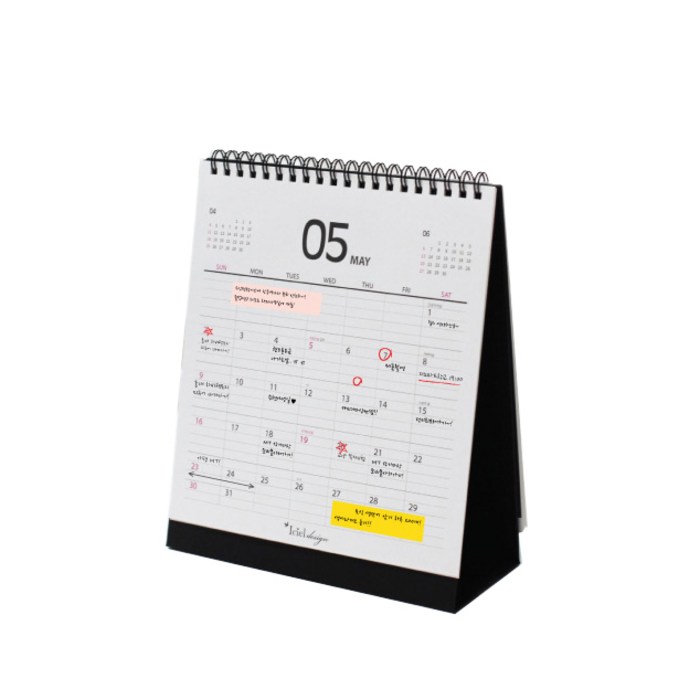 아이씨엘디자인 Desk Calendar 2022, BLACK, 1개 대표 이미지 - 탁상달력 추천