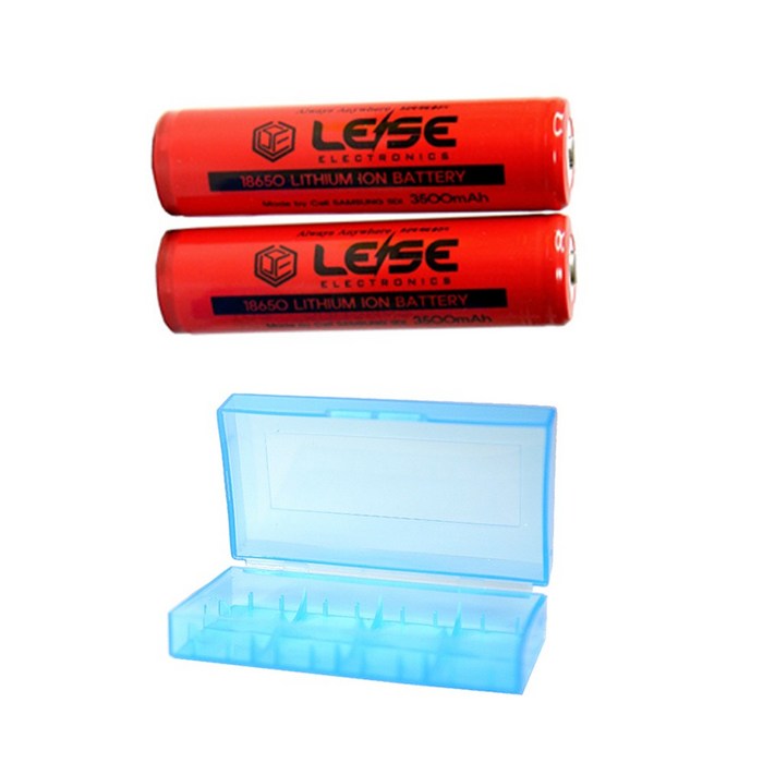 삼성 35E 18650 2알 (3500mah 2알+2구케이스 ), 2알세트 대표 이미지 - 리튬이온 건전지 추천