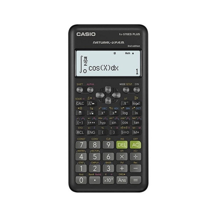카시오 공학용 계산기 FX-570ES PLUS 2nd, FX-570ES PLUS 2nd Edition, 1개 대표 이미지 - 공학용 계산기 추천