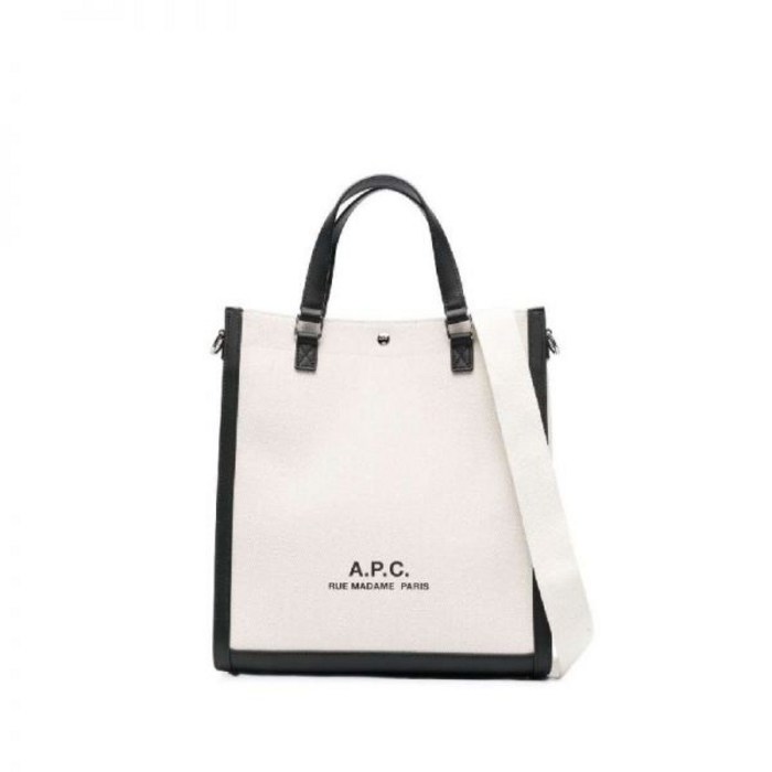 A.P.C. 아페쎄 CAMI 아미LLE 2.0 로고 캔버스 토트백 대표 이미지 - 아페쎄 가방 추천