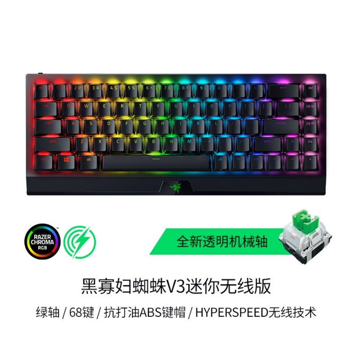 페이커 Razer Black Widow 레이저 블랙위도우 키보드 기계식 Razer 키보드 커스텀 다이소, H, A, 1 대표 이미지