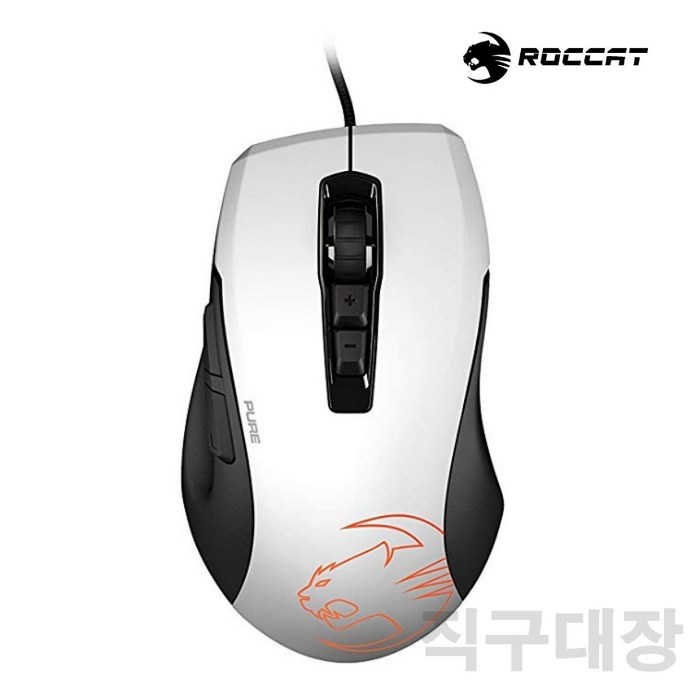 로켓 콘퓨어 오울아이 게이밍 마우스 화이트, ROCCAT 대표 이미지 - 프로게이머 마우스 추천