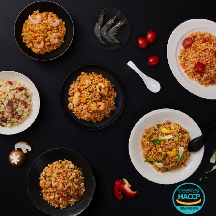 시아스 중화 볶음밥 6종 골라담기 (잡채+삼선해물+새우+청경채+토마토+베이컨), 잡채300g 3봉 대표 이미지 - 나시고랭 추천