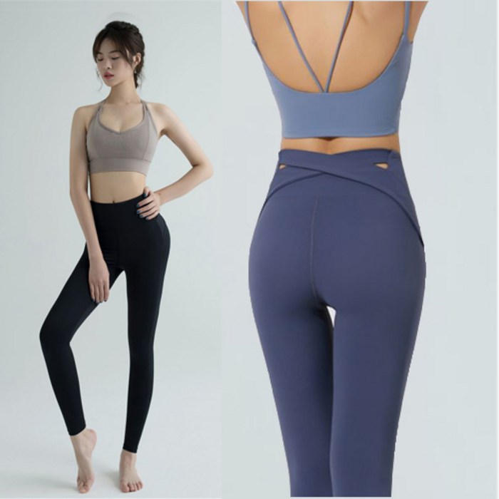 Montoto 여성용 사계절 9부 요가 필라테스 스포츠 여성 하이웨스트 레깅스 High-waist Legging 대표 이미지 - 뮬라웨어 레깅스 추천