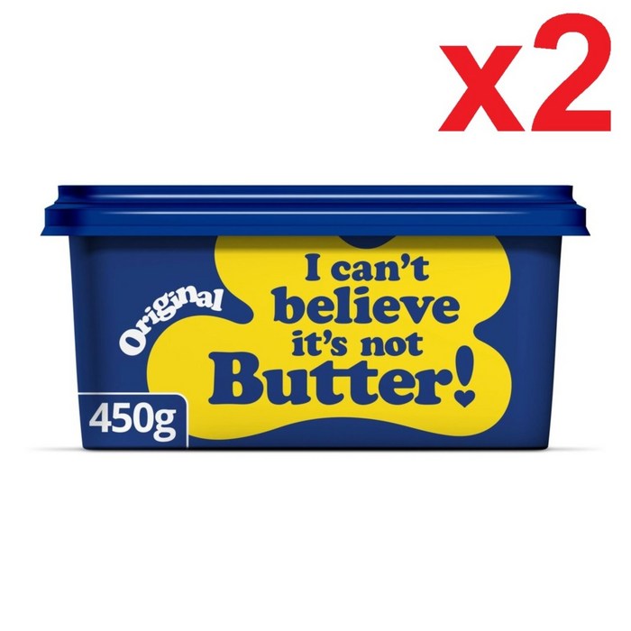 500G 2개 아이 캔트 빌리브 잇츠 낫 버터 오리지널 스프레드 식물성 오일 I Can't Believe It's Not Butter Original Spread 대표 이미지 - 식물성 버터 추천