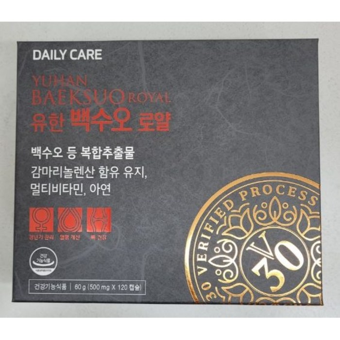 [유한양행] 백수오 로얄 (500mg x 120캡슐) 대표 이미지 - 백수오 추천