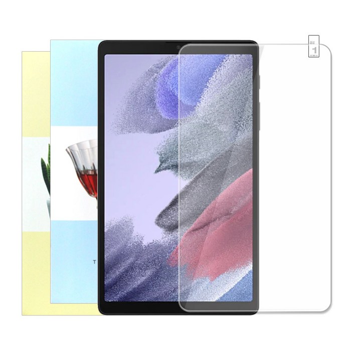 갤럭시탭A7 라이트 Lite 8.7 강화 지문방지 방탄 강화유리 액정보호필름 SM-T220 SM-T225, 지문+강화(총4장) 대표 이미지 - 갤럭시탭 A7 필름 추천