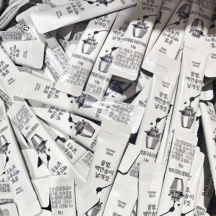 사양꿀 스틱벌꿀 12g 꿀스틱 도매용 그릭요거트 납품용 400개, 1개입 대표 이미지 - 꿀스틱 추천