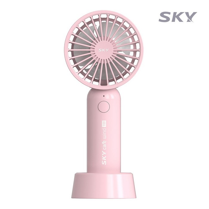 스카이 케어 윈드 100 휴대용 미니 선풍기, SKY-WD100, 핑크 대표 이미지 - 휴대용 선풍기 추천