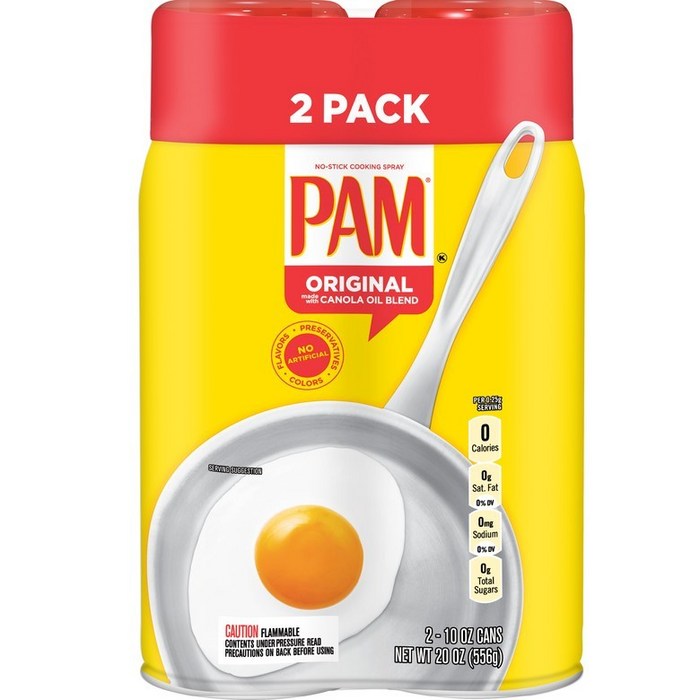Pam Original Cooking Spray 팸 오리지널 카놀라 오일 블랜드 스프레이 680g[블랙멍키즈], 1팩 대표 이미지 - 엑스트라버진 오일 추천