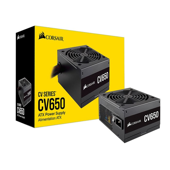 커세어 CV650 80PLUS 브론즈 ATX 650W 파워 / 정품, 선택하세요 대표 이미지 - 커세어 파워 추천