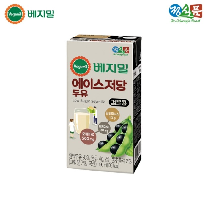 베지밀 에이스 저당 두유 190ml x 32팩 대표 이미지 - 연세대 추천