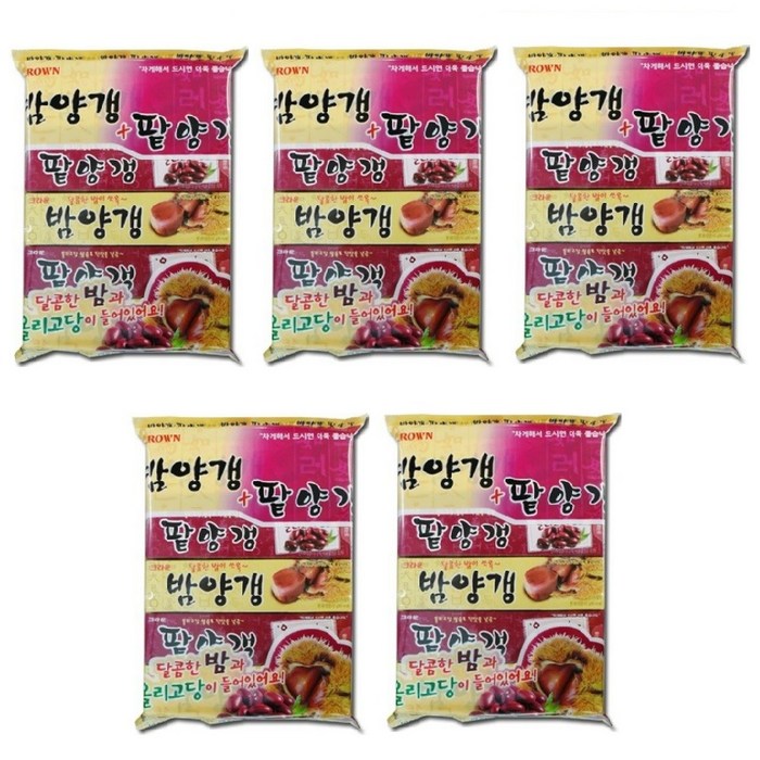 크라운제과 밤팥양갱, 50g, 50개 대표 이미지 - 양갱 추천