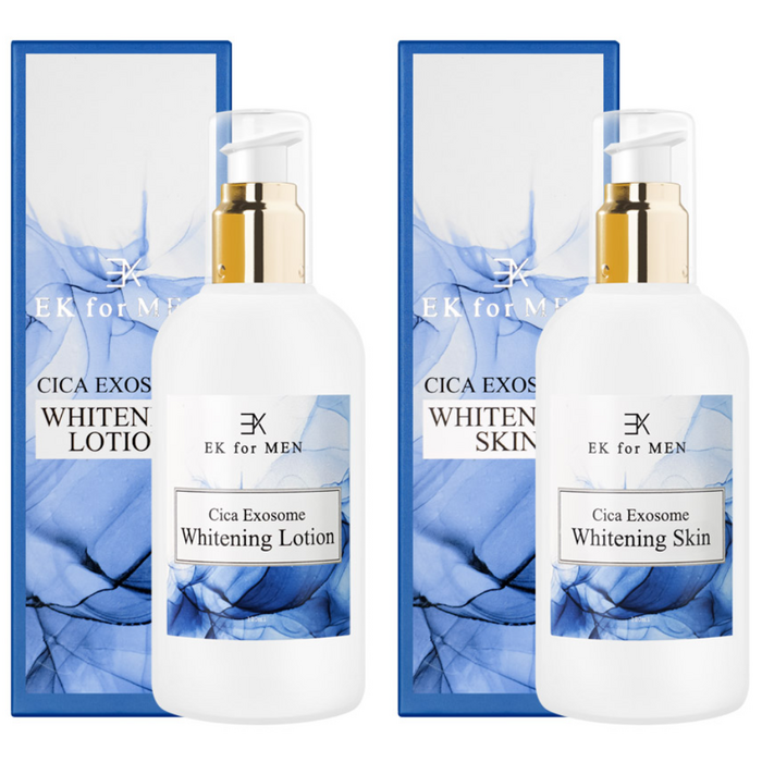 이케이포맨 시카엑소좀 화이트닝 2종세트 남성 스킨 로션 신제품 미백 기미 잡티 피부톤 개선 진정 보습 프리미엄 기능성 천연제품, 1개
