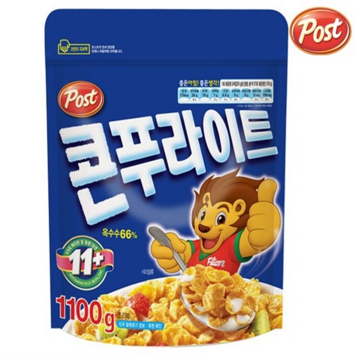 동서 포스트 콘푸라이트 시리얼, 1100g, 1개 대표 이미지 - 포스트 시리얼 추천