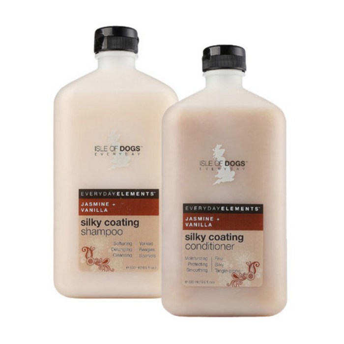 아일오브독스 에브리데이 실키 코팅 샴푸+컨디셔너 세트 500ml, 1개 대표 이미지 - 강아지 린스 컨디셔너 추천