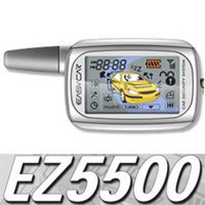 이지카 EZ5500 경보기 장착용 5500 양방향 원격시동경보기, 1개, 이지카-EZ5500