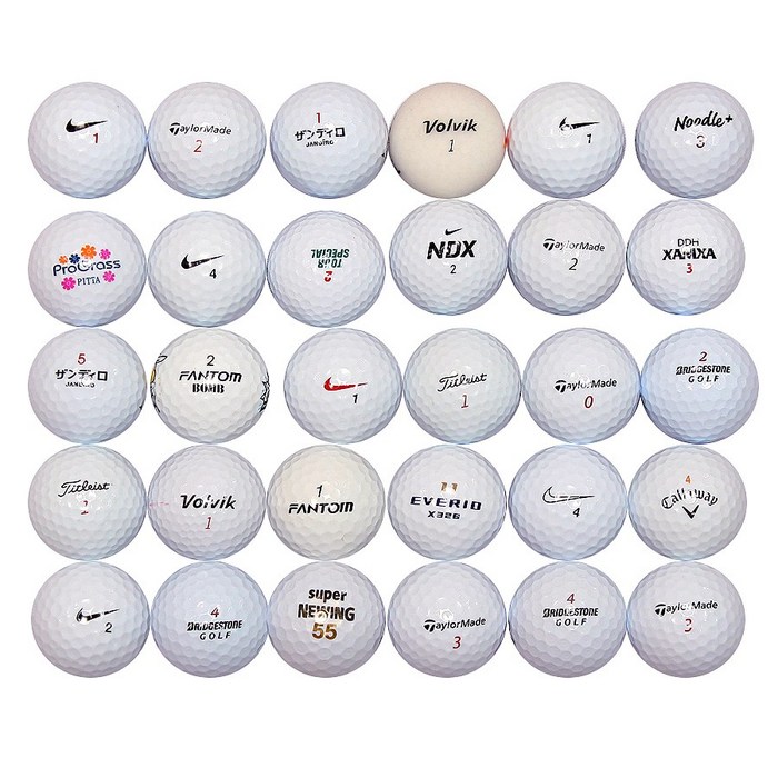 브랜드혼합 골프공 로스트볼 A, 30개 대표 이미지 - 골프공 추천