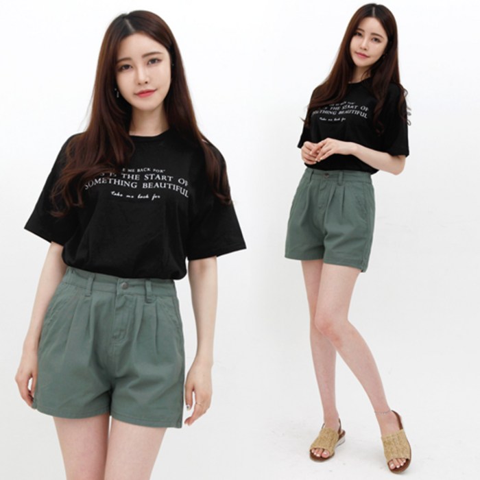 가비진 뒷밴딩A라인반바지 대표 이미지 - 가비진 반바지 추천