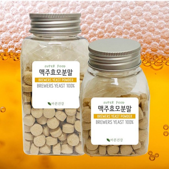 바른건강 건조맥주효모 정제 맥주효모 정 맥주효모알약, 96g, 1개 대표 이미지 - 술 효모 추천