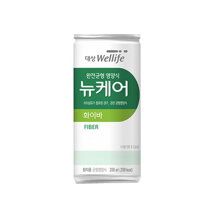 대상웰라이프 뉴케어 화이바 200mlx30캔 대표 이미지 - 뉴케어 영양식 추천