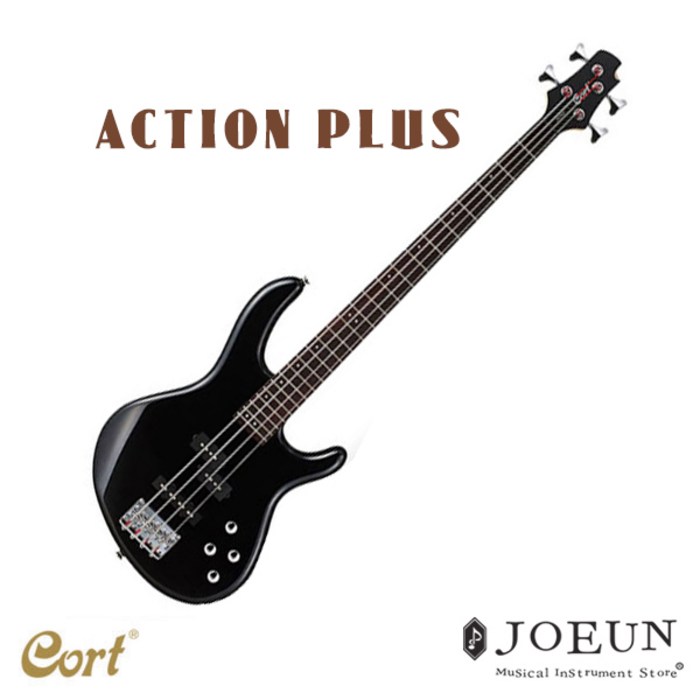 [콜트] 베이스기타 ACTION PLUS (BK) 풀패키지 / 입문 초보자 추천 베이스기타, 단품 대표 이미지 - 콜트 일렉기타 추천