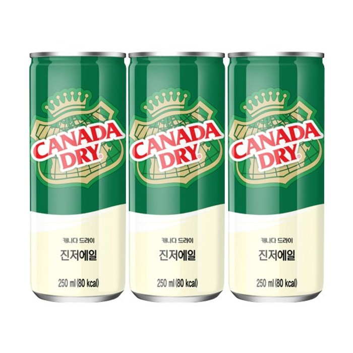 캐나다드라이 진저에일, 250ml, 60개 대표 이미지 - 하이볼 토닉워터 추천