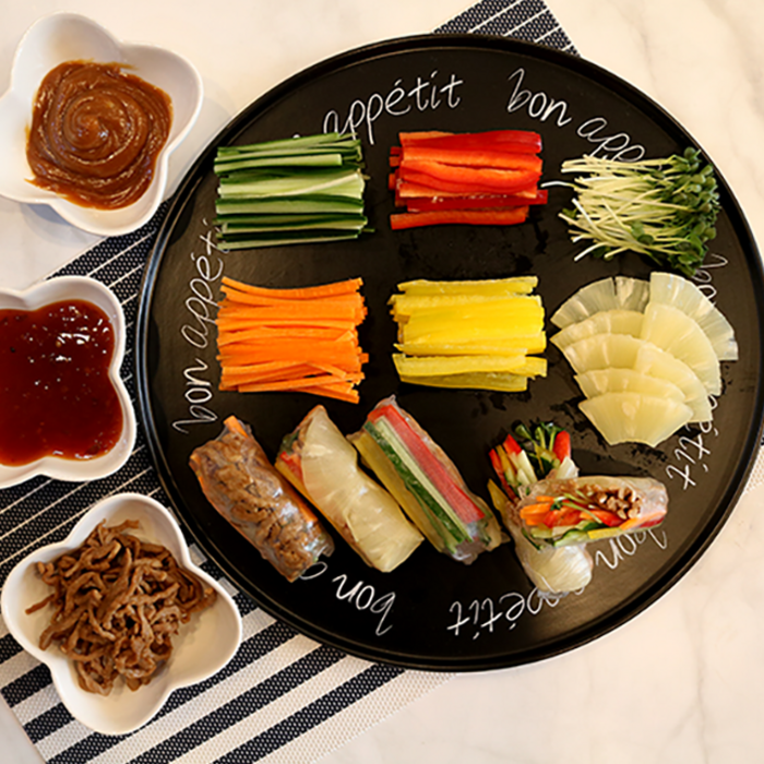 팜앤쿡 소고기 월남쌈 밀키트 (홈파티 생일상 쿠킹박스), 730g, 1set 대표 이미지 - 월남쌈 밀키트 추천