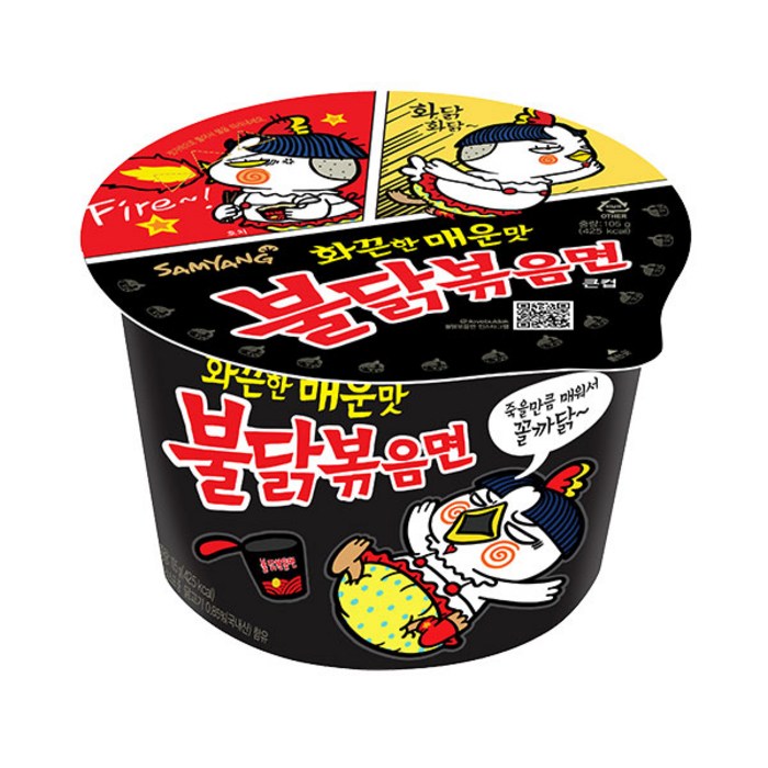 삼양식품 불닭볶음면 큰컵 * 6입 컵라면, 6개 대표 이미지 - 불닭볶음면 추천