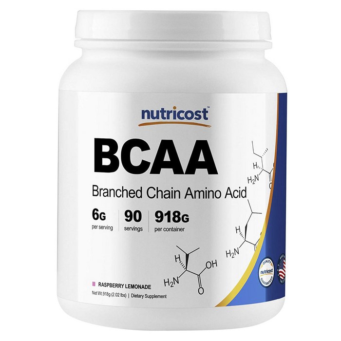 뉴트리코스트 BCAA 라즈베리 레모네이드 글루텐 프리, 918g, 1개 대표 이미지 - BCAA 추천