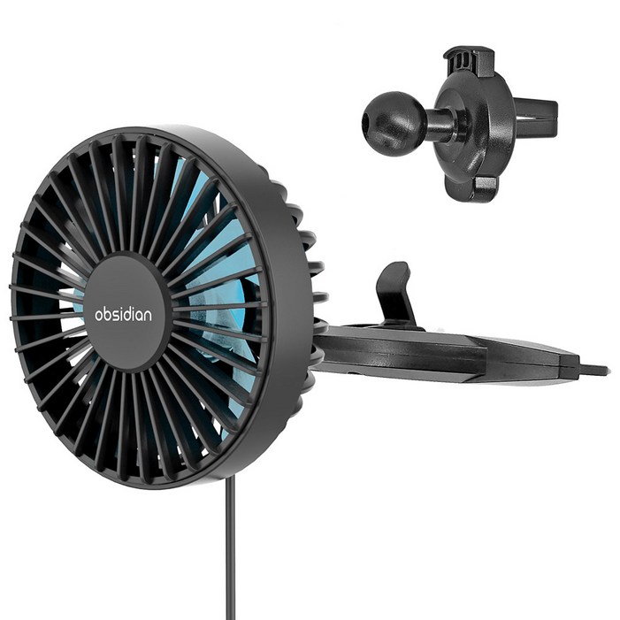 옵시디언 차량용 미니선풍기