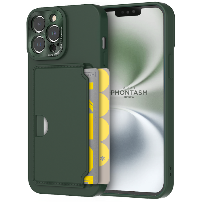 폰타즘 풀커버 맥스 렌즈가드 카드 젤리 휴대폰 케이스