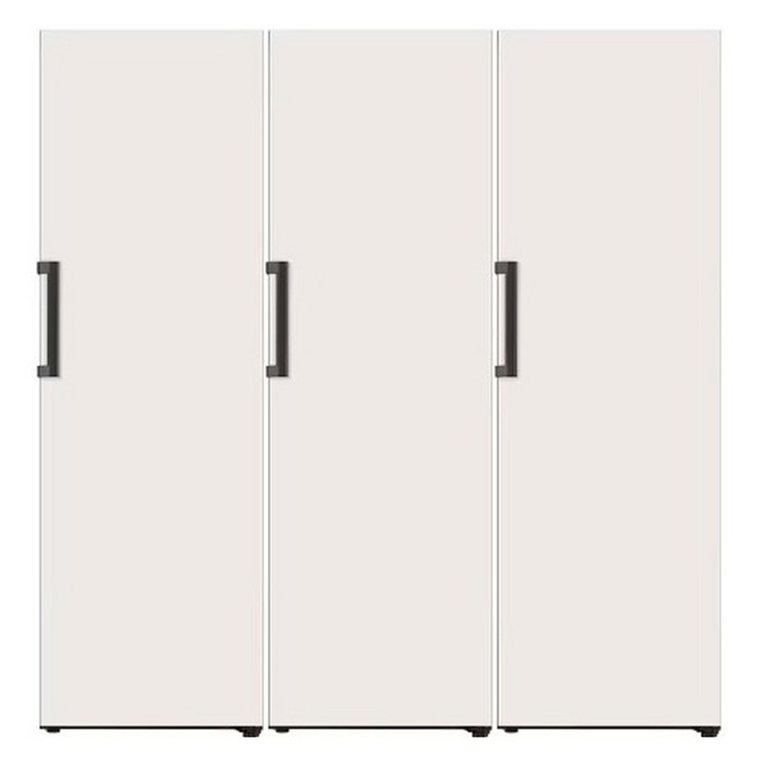 10 환급가전 색상선택형 LG전자 오브제 컬렉션 컨버터블 세트 메탈 좌열림 냉장전용고  냉동전용고  김치냉장고 세트 베이지 방문설치