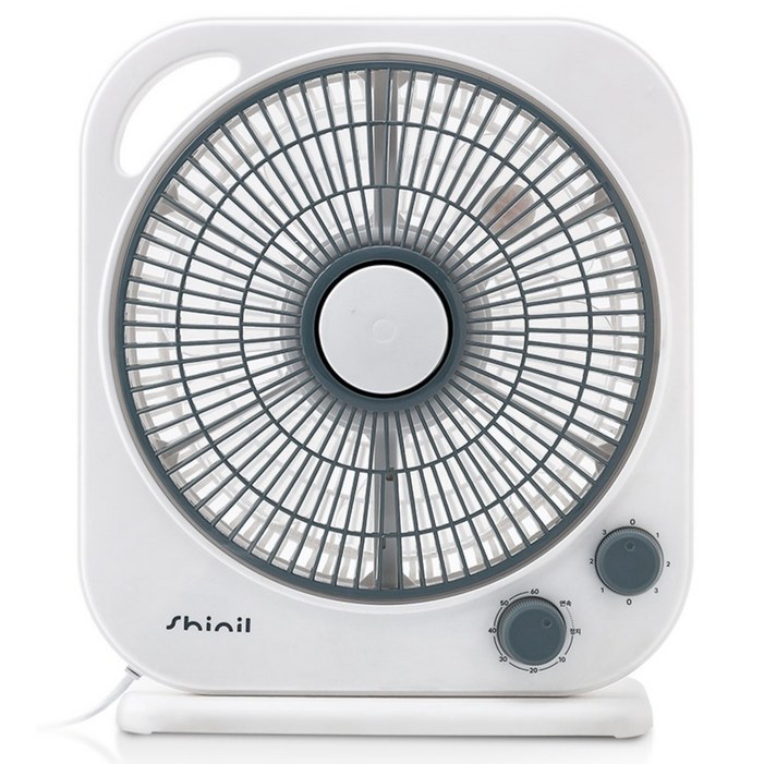 신일 박스형 탁상용 선풍기, SIFCN10F, 연그레이