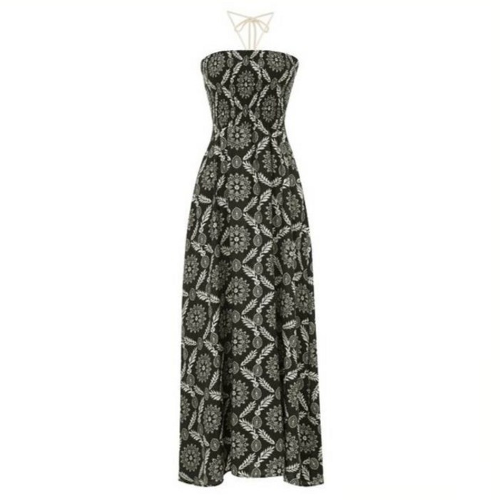 페이지플린 에스닉 스트링 홀터넥 탑 원피스 P5BOP022C