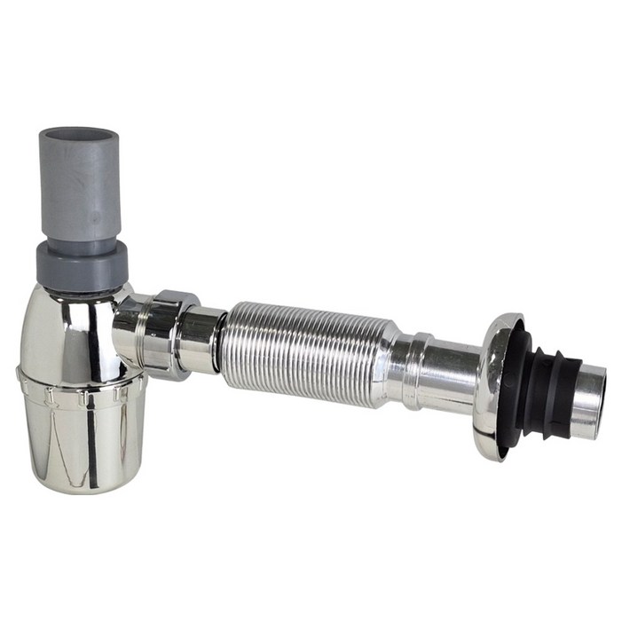 BK 세면대 벽배수용 고무 망치 트랩 샬럿79