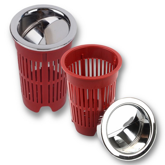 올데잇  자동개폐 배수구 덮개 냄새제거 트랩 소형 배수구망