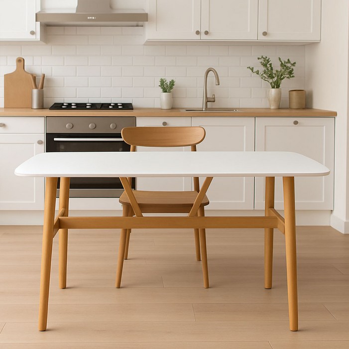 가구느낌 해피테이블 인테리어 식탁 1400 x 600 x 750 mm