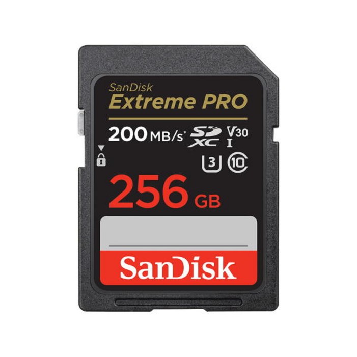 샌디스크코리아 공식인증정품   SD메모리카드 SDXC  Extreme Pro 익스트림 프로 UHS-I SDXXD 256GB
