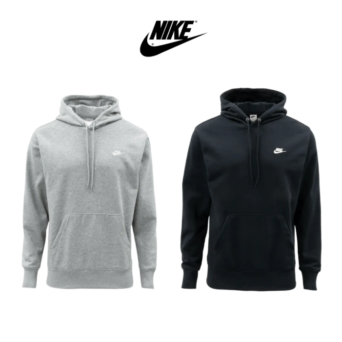 [국내매장정품] 나이키 클럽 남여공용 기본 무지 캐주얼 후드 티셔츠