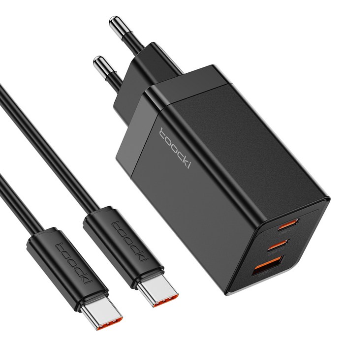 Toocki 67W PPS PD.3.0 c타입 3포트 멀티 초고속 충전기 어댑터 CtoC타입 100w 초고속 충전케이블 Toocki 67W PPS PD.3.0 c타입 3포트 멀티 초고속 충전기 어댑터 CtoC타입 100w 초고속 충전케이블