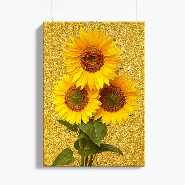 골드리치 패밀리 해바라기 그림 풍수 그림 거실 사무실 침실 집들이 선물 캔버스 액자