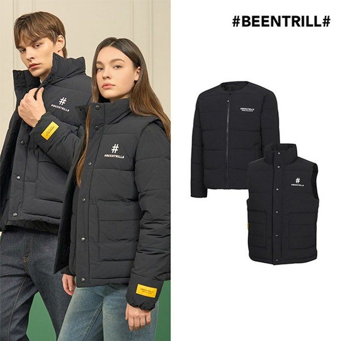 빈트릴 25FW 패딩 베스트+라운드점퍼 2종 세트