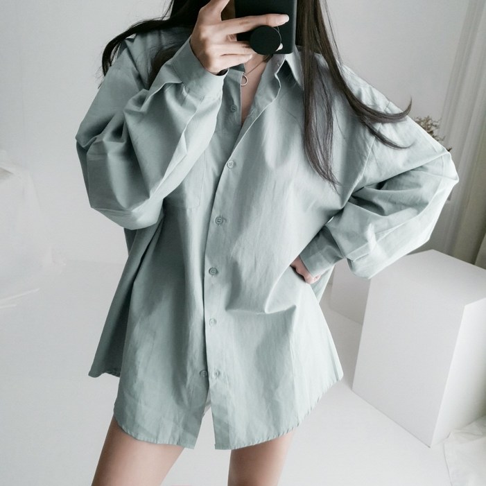 레이디스룸 남친셔츠 여성 오버핏 셔츠 남방 레이디스룸 남친셔츠 여성 오버핏 셔츠 남방