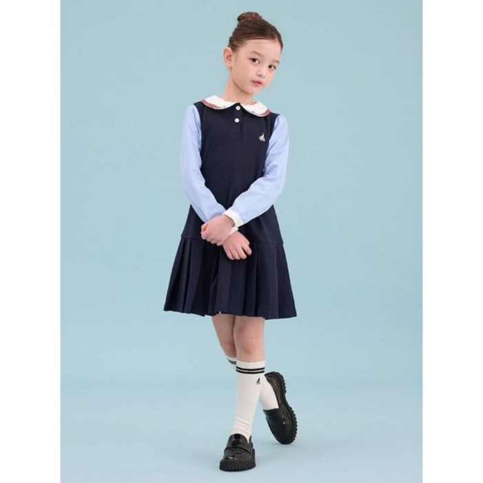 [백화점 정품] 여아 원피스 빈폴키즈 [BEANPOLE KIDS] 신학기 피케 네이비 (BI5171G01R) 키즈