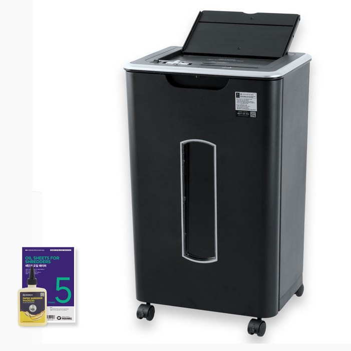 카피어랜드 퀄맥스 오토 문서 세단기 중형 자동급지 22L 60매 크로스컷 Autofeed 60CD오일페이퍼5매오일, 단품, 상세 설명 참조